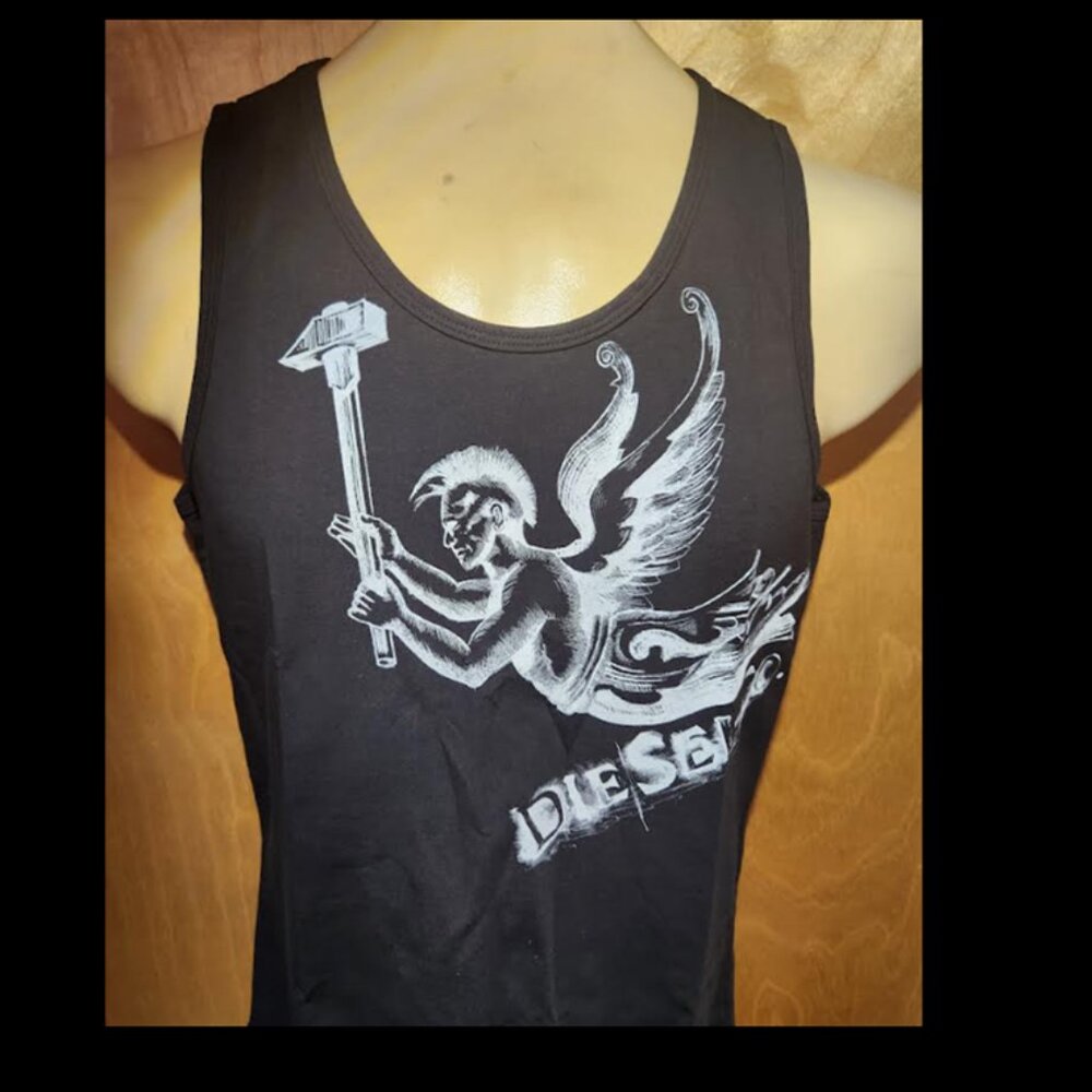 DIESEL Tank Top - Black & White - New in Box - Size: SMALL